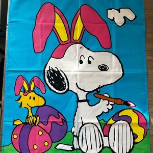 Peanuts Snoopy Easter Flag